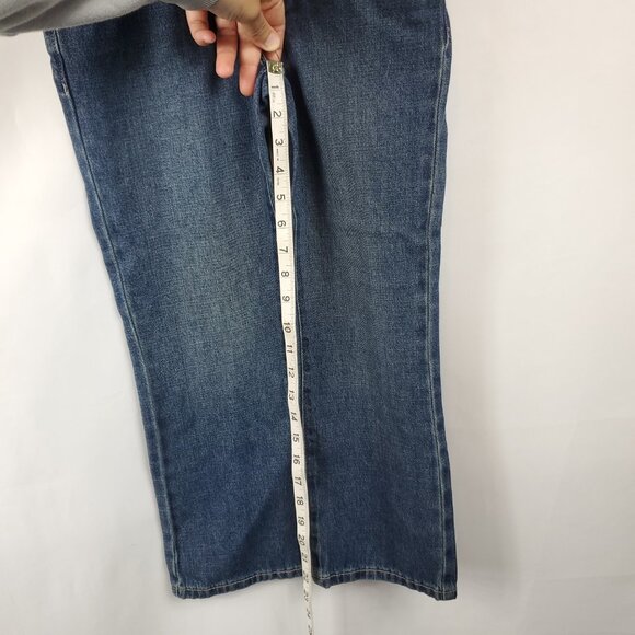 Place Boys Husky 8 Blue Wash Denim Jeans Bootcut - Picture 13 of 15